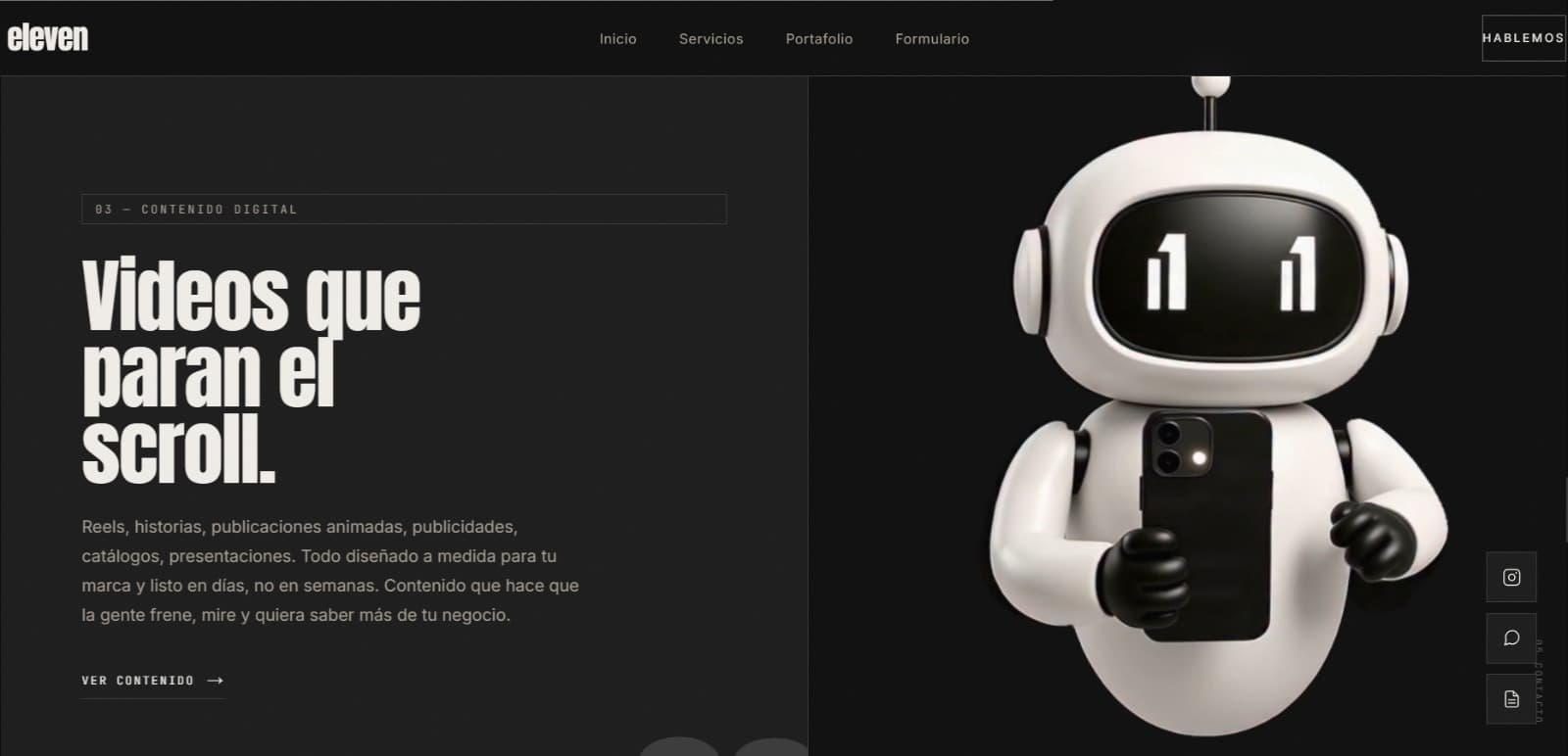 Eleven — Páginas web y productos digitales